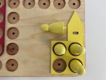 Ludo - The classic board games now also for blind and visually disabled people -  game cones oval